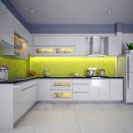 Tủ bếp Acrylic màu trắng sang trọng